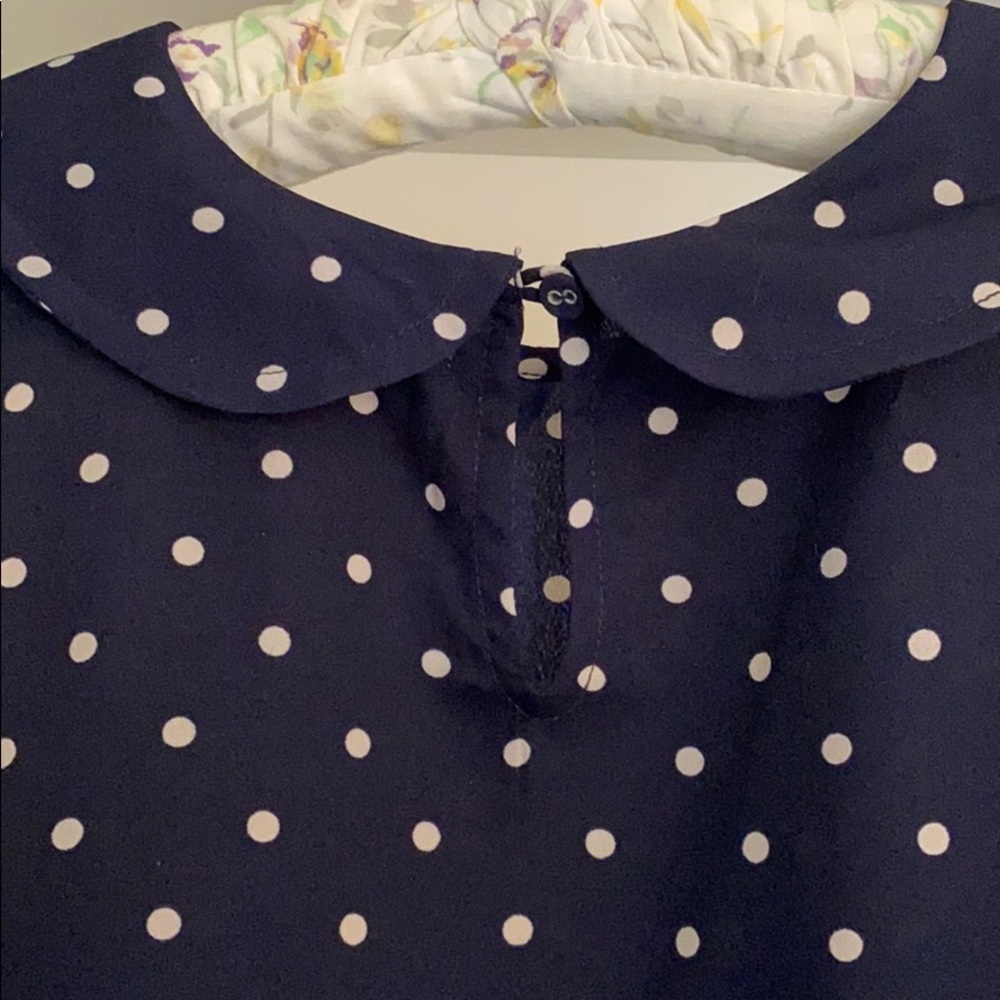 Cooperative Polka Dot Round Collar - Picture 3 of 4